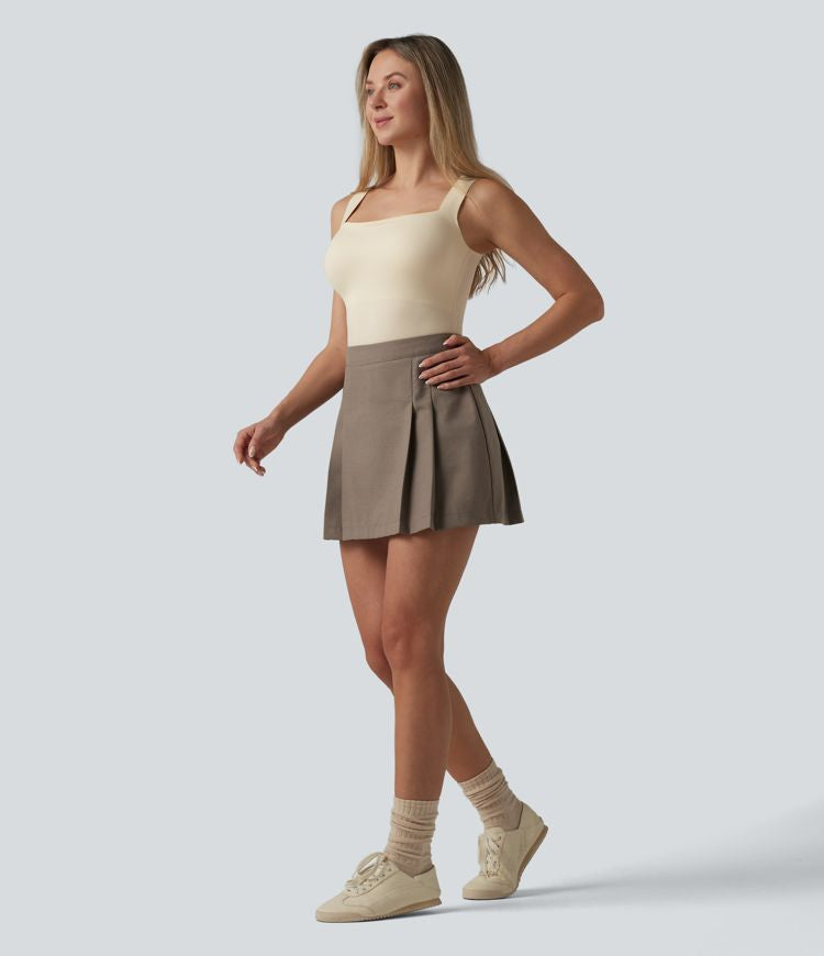 CurveLift™ Square Neck Built-in Bra Casual Tank Top B-E Cups