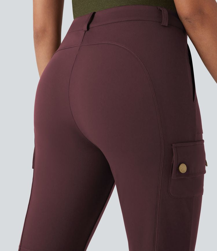 CurveLift™ Mid Rise Pockets Hiking Cargo Bootcut Pants