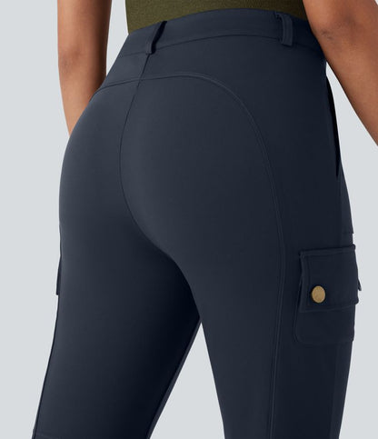 CurveLift™ Mid Rise Pockets Hiking Cargo Bootcut Pants