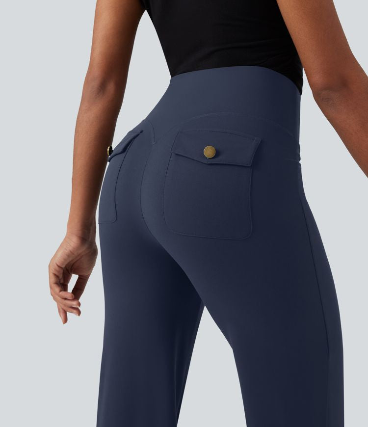 CurveLift™ High Waisted Tummy Control Straight Leg Work Pants