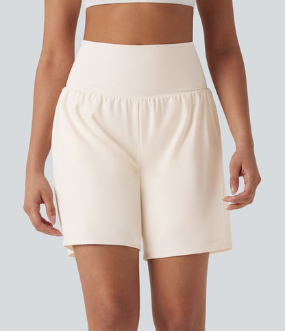 CurveLift™ Super High Waisted 2-in-1 Cool Touch Yoga Shorts 7" with Pockets