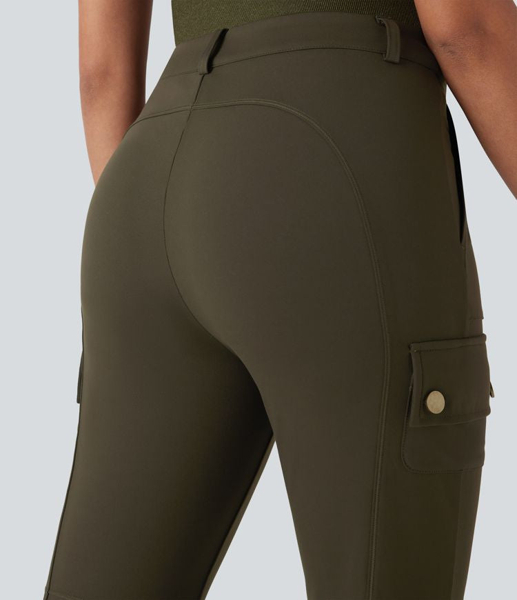 CurveLift™ Mid Rise Pockets Hiking Cargo Bootcut Pants