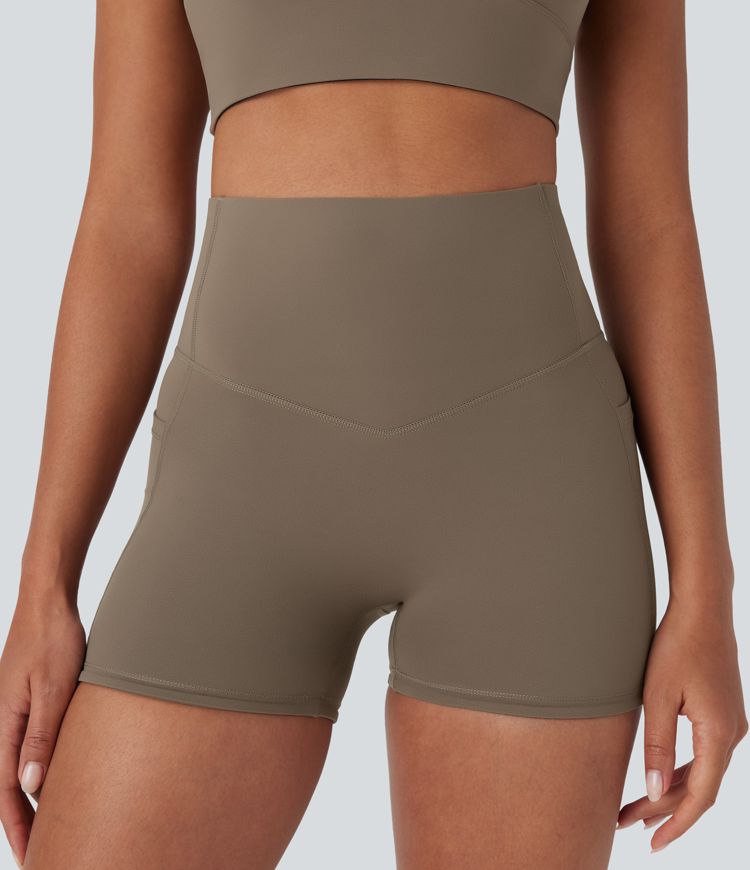 CurveLift™ High Waisted Butt Lifting Tummy Control Pocket Shorts