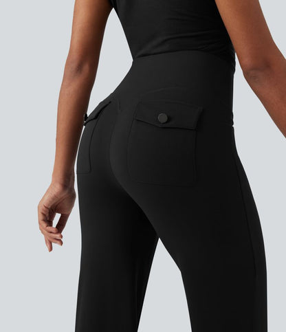 CurveLift™ High Waisted Tummy Control Straight Leg Work Pants