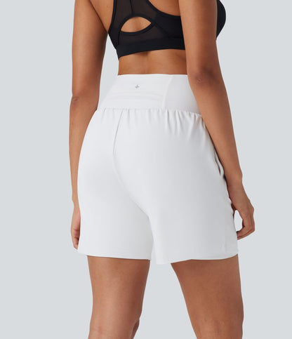 CurveLift™ Super High Waisted 2-in-1 Cool Touch Yoga Shorts 7" with Pockets