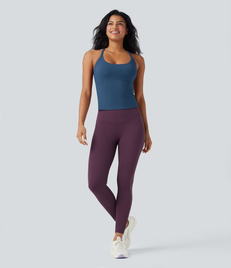 CurveLift™ Back Crossover Hem Yoga Cami Top