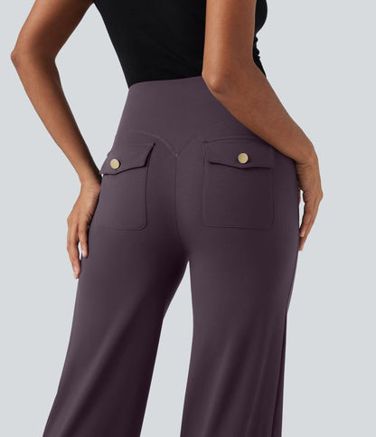 CurveLift™ High Waisted Tummy Control Straight Leg Work Pants