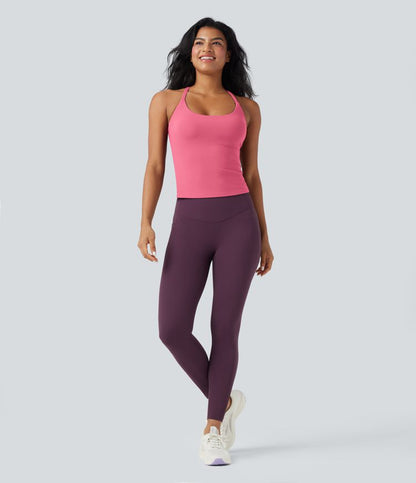 CurveLift™ Back Crossover Hem Yoga Cami Top